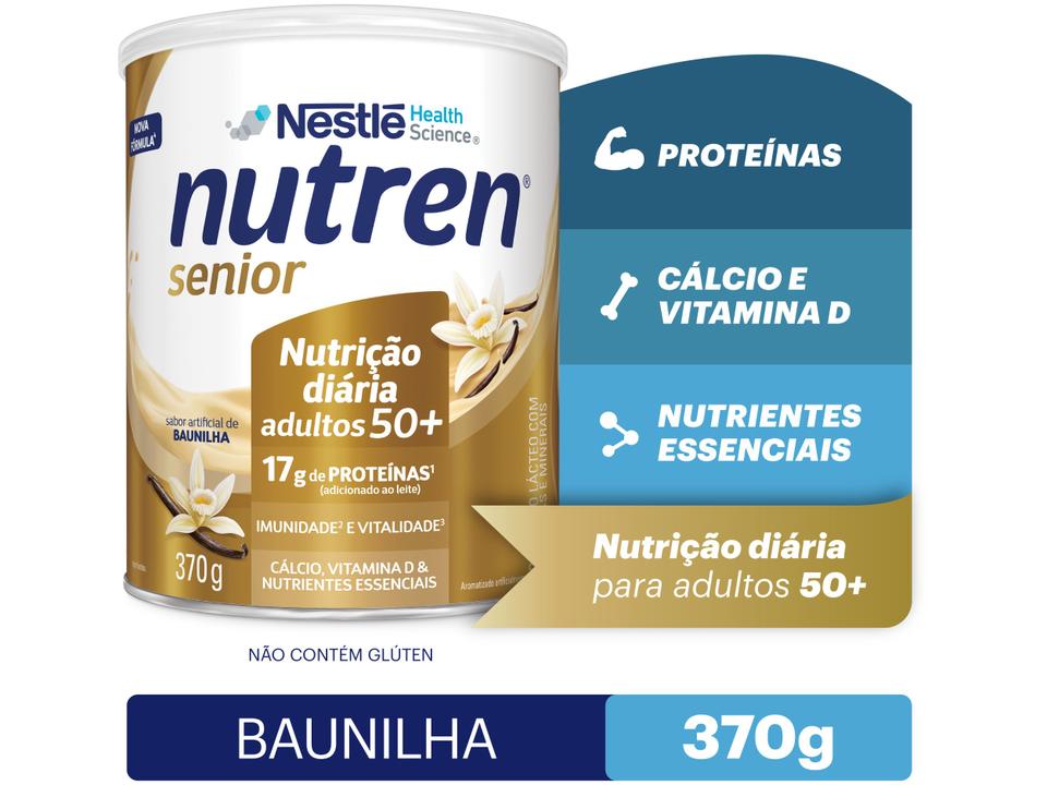 Complemento Alimentar Nutren Baunilha Senior Integral 370g - 1