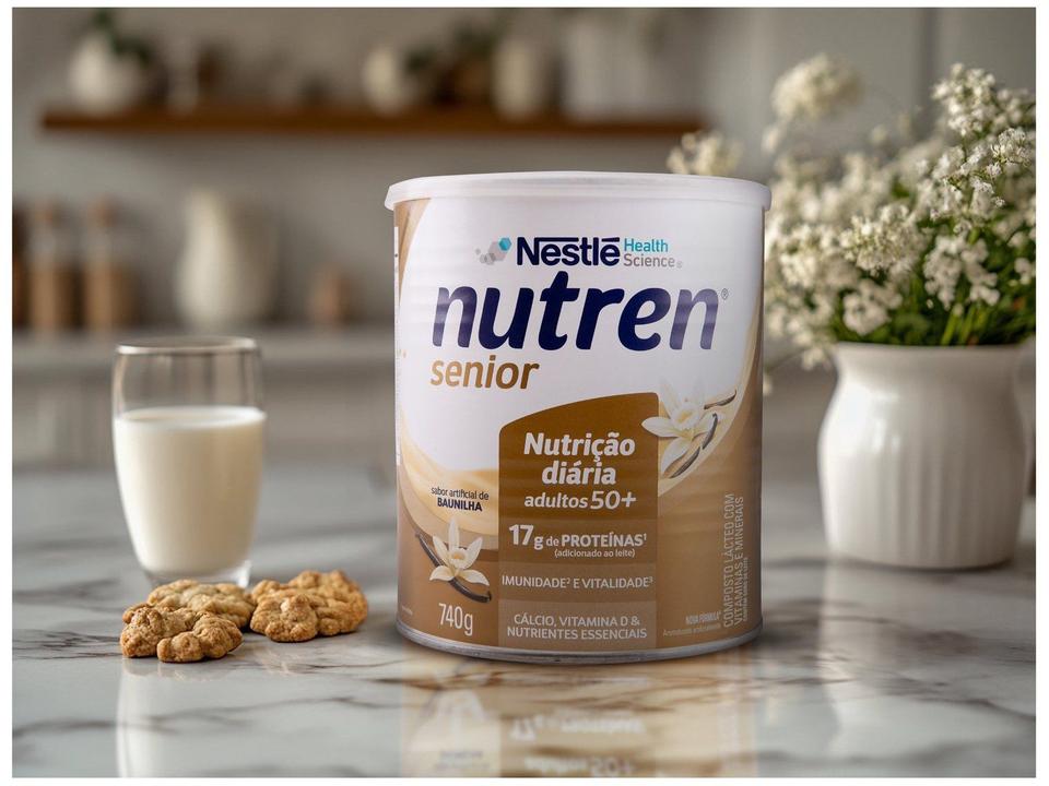 Complemento Alimentar Nutren Senior Baunilha 740g - 10