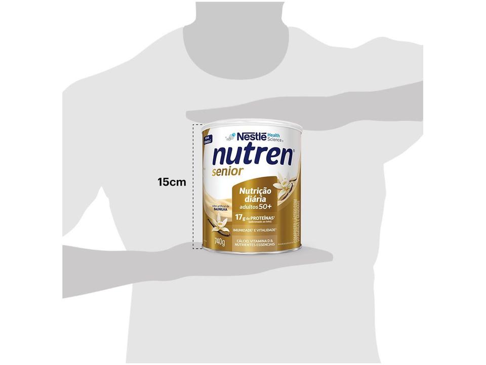 Complemento Alimentar Nutren Senior Baunilha 740g - 6