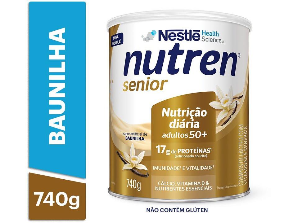 Complemento Alimentar Nutren Senior Baunilha 740g - 2