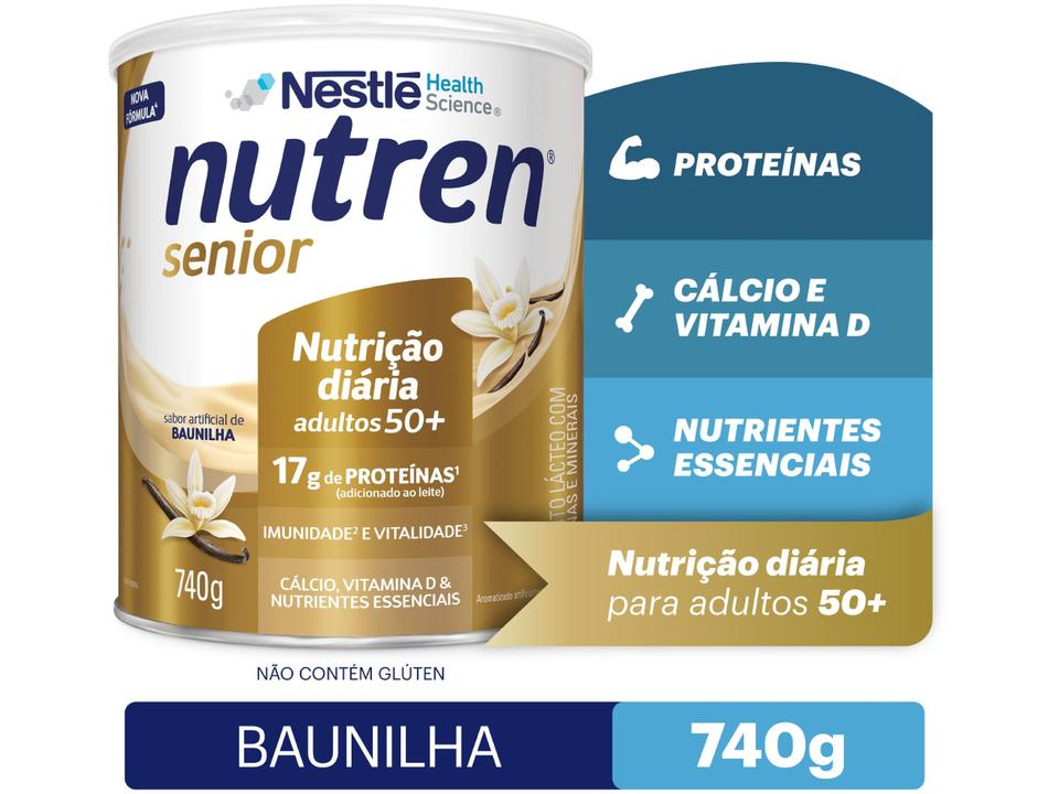 Complemento Alimentar Nutren Senior Baunilha 740g - 1