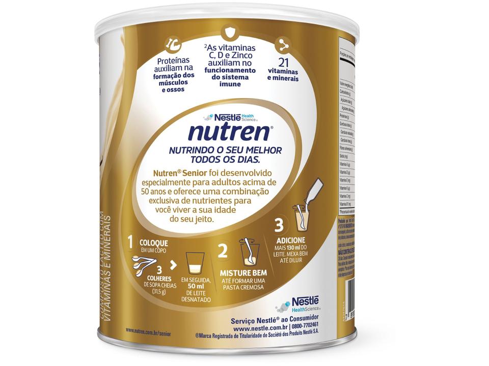 Complemento Alimentar Nutren Senior Baunilha 740g - 3