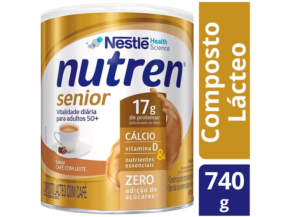 Composto Lácteo Café com Leite - Nutren Senior Integral 740g - 1