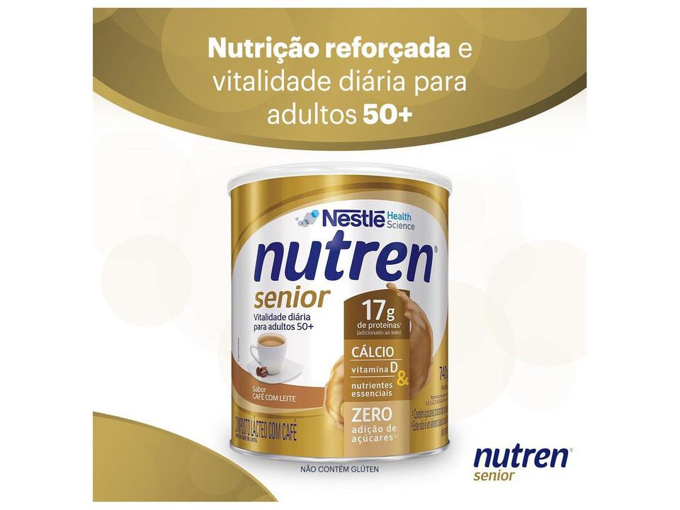 Composto Lácteo Café com Leite - Nutren Senior Integral 740g - 8