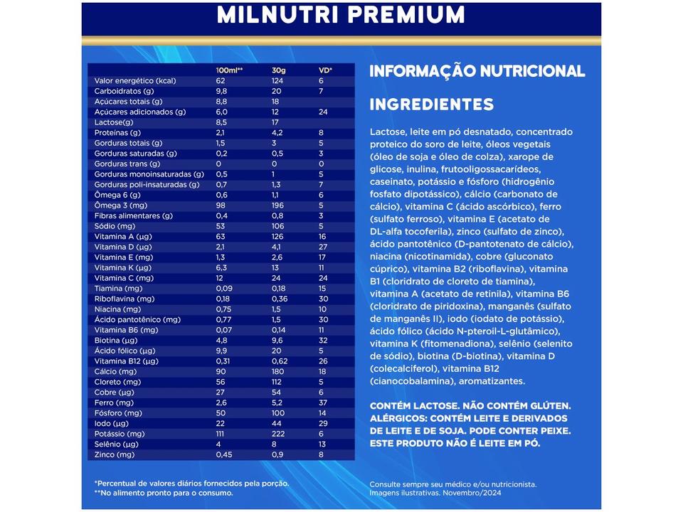 Composto Lácteo Milnutri Premium 800g - 7