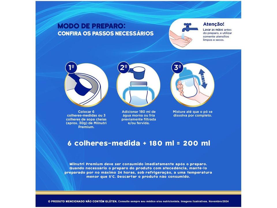 Composto Lácteo Milnutri Premium 800g - 11