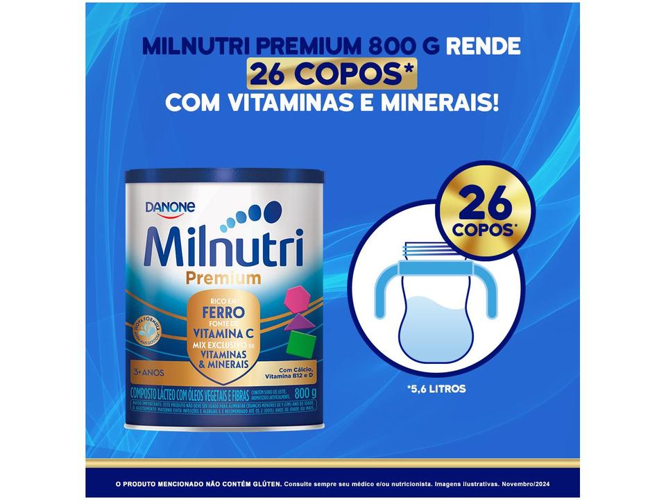 Composto Lácteo Milnutri Premium 800g - 12