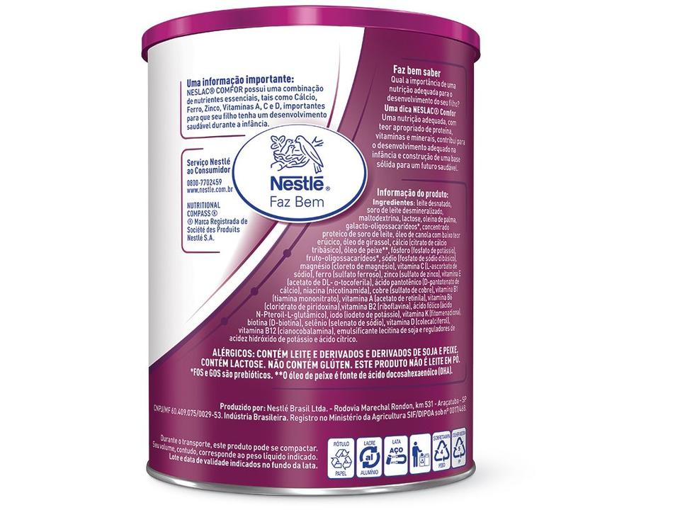 Composto Lácteo Neslac Original Comfor Integral 800g - 7