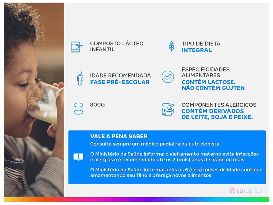 Composto Lácteo Neslac Original Comfor Integral 800g - 2