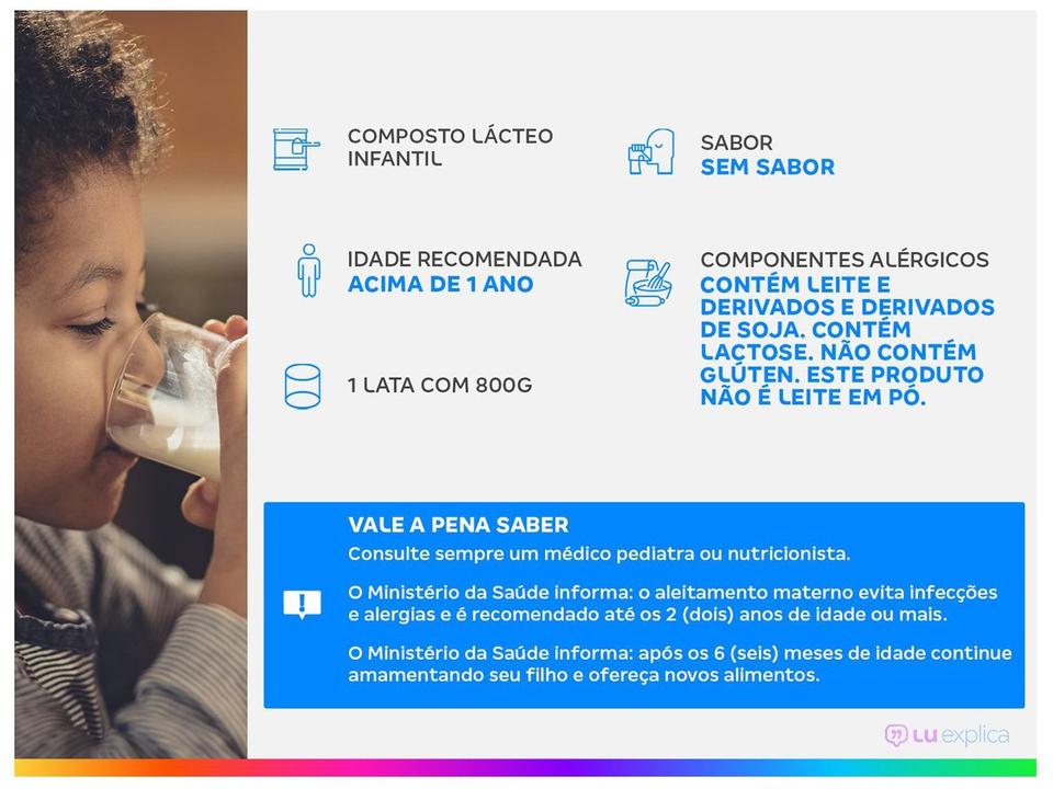 Composto Lácteo Nestonutri Sem Sabor Original - 2