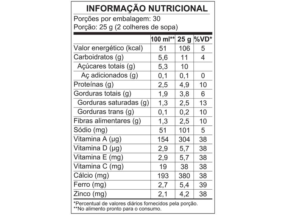 Composto Lácteo NINHO Forti+ Fibras Sachê - 7