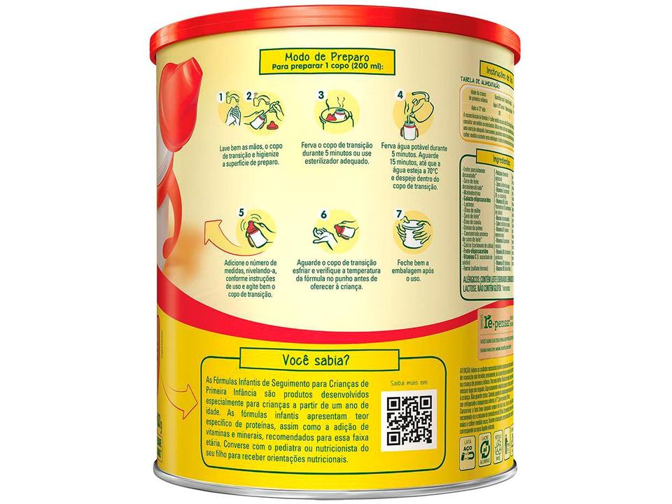 Composto Lácteo Ninho Original Fases 1+ Integral - 800g - 4