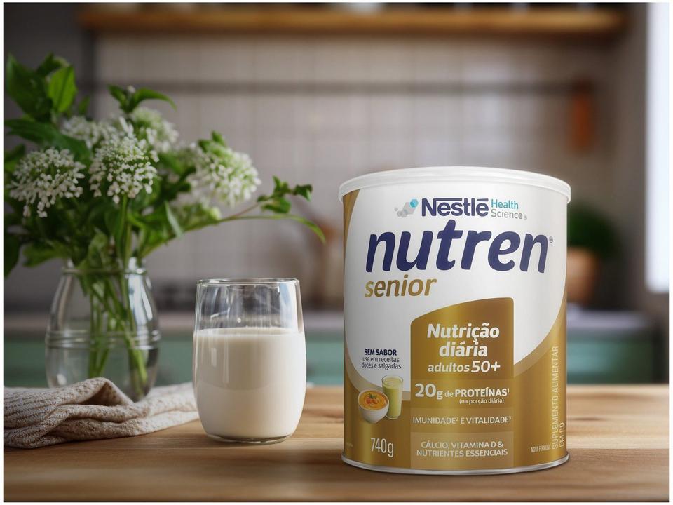 Composto Lácteo Nutren Senior Sem Sabor Integral 740g - 10