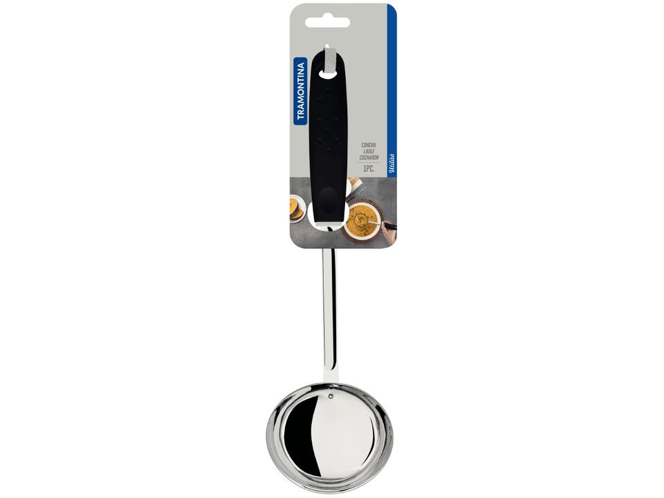 Concha de Feijão e Sopa Inox Tramontina Utilitá Preta 30,8cm - 1