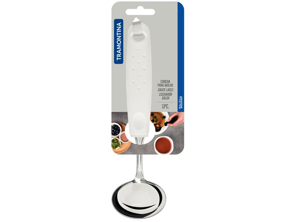 Concha para Molho Inox Tramontina Utilitá Branca - 1
