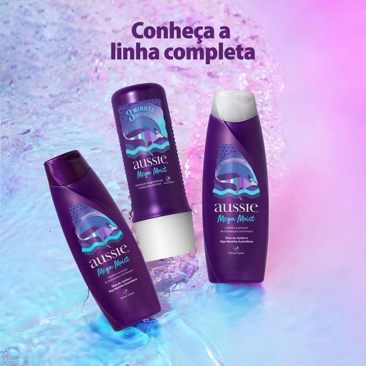 Condicionador Aussie Mega Moist Super Hidratação 360ml - 4