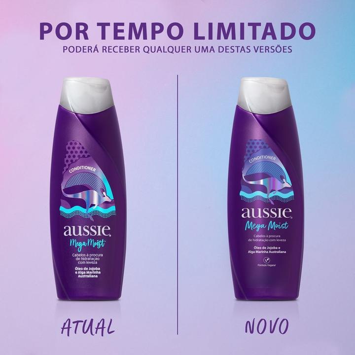 Condicionador Aussie Mega Moist Super Hidratação 360ml - 6