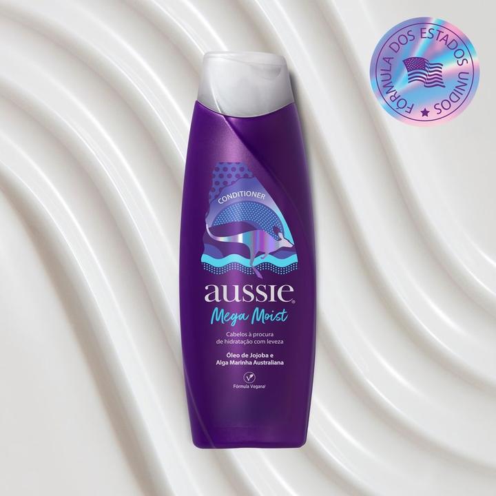 Condicionador Aussie Mega Moist Super Hidratação 360ml - 3