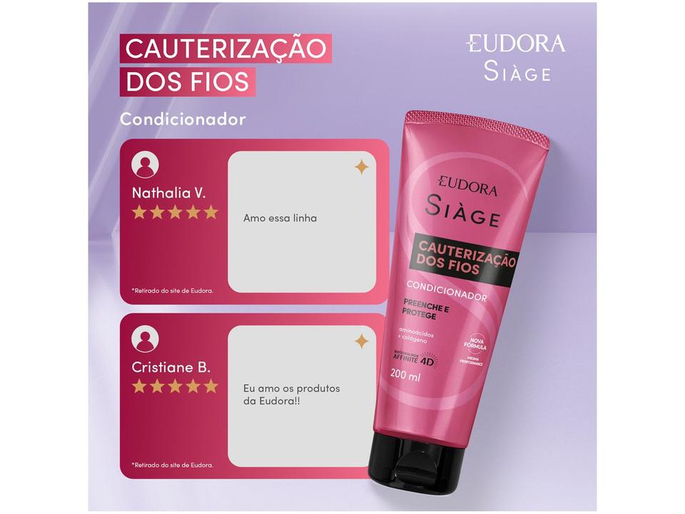 Condicionador Eudora Siàge Cauterização dos Fios 200ml - 2