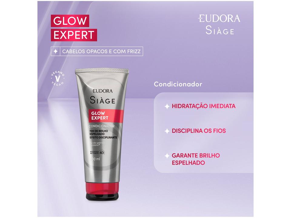 Condicionador Eudora Siàge Glow Expert 200ml - 1