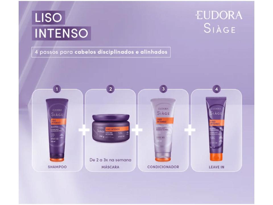 Condicionador Eudora Siàge Liso Intenso 200ml - 3