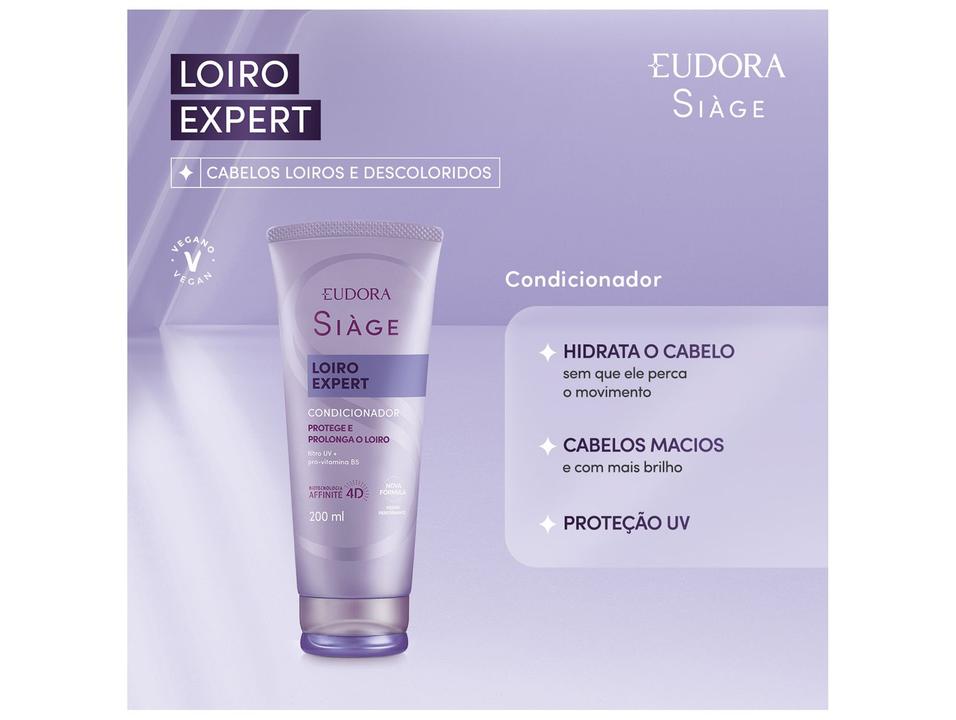 Condicionador Eudora Siàge Loiro Expert 200ml - 1