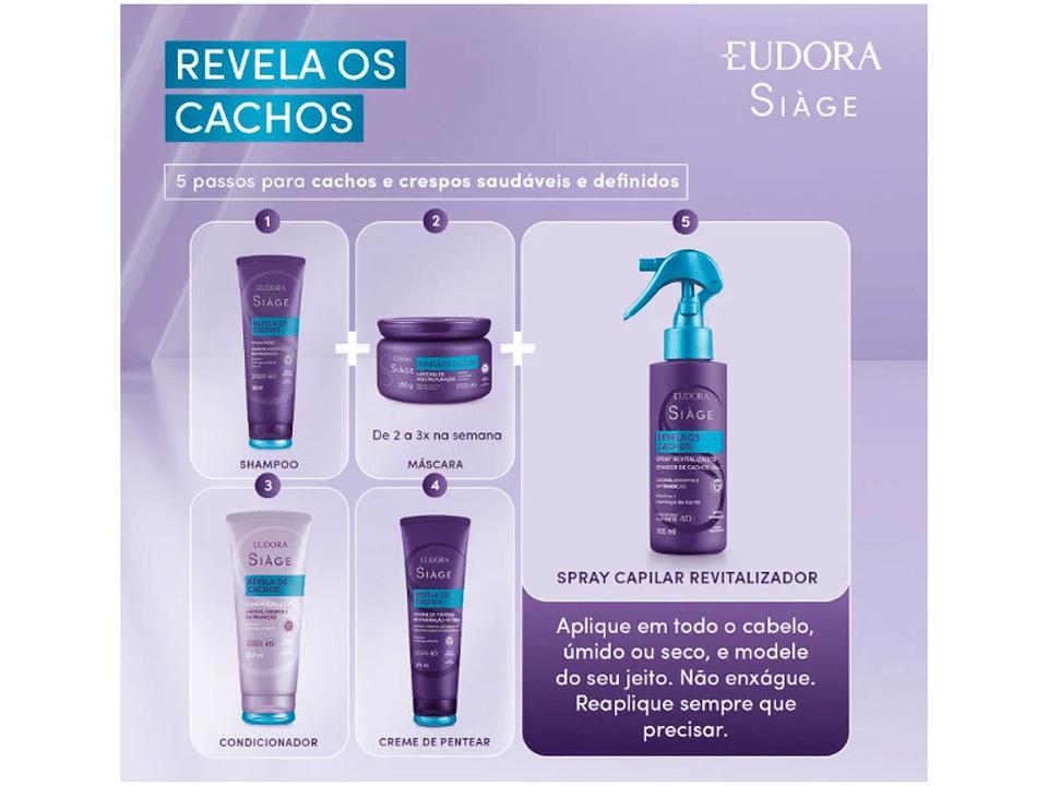 Condicionador Eudora Siàge Revela os Cachos 200ml - 3