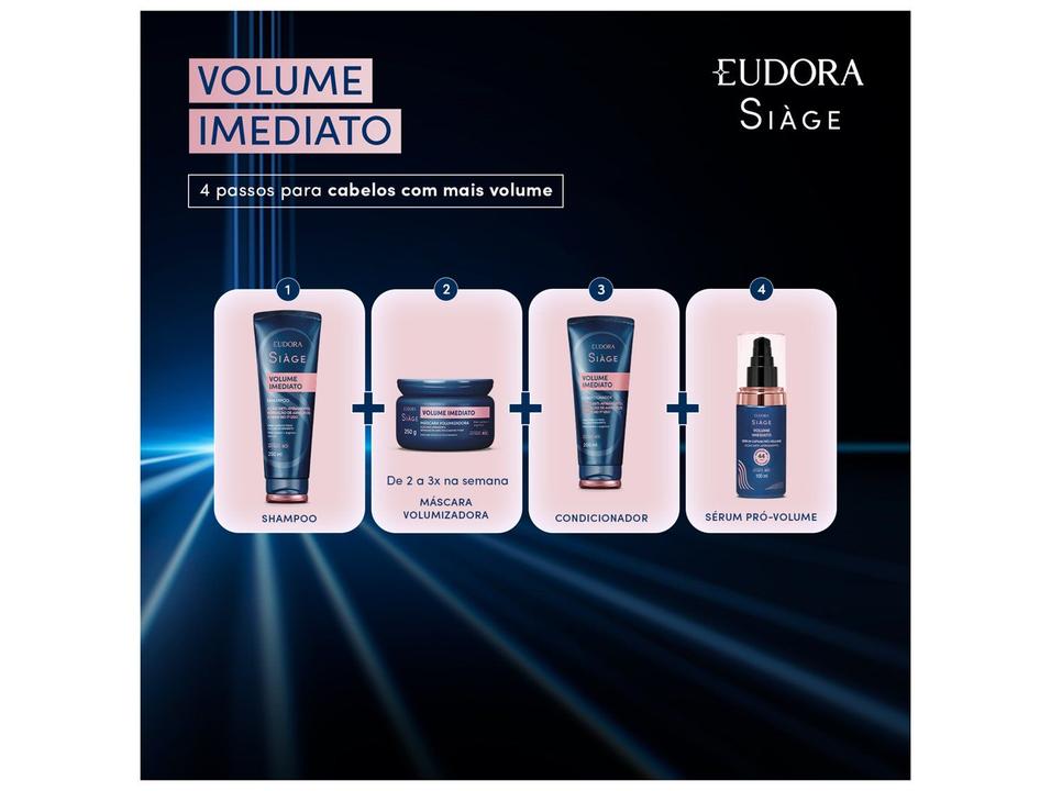 Condicionador Eudora Siàge Volume Imediato 200ml - 3