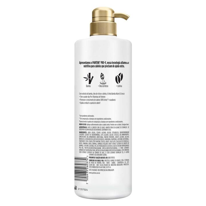 Condicionador Pantene Pro-V Bambu Nutre e Cresce 510ml - 6