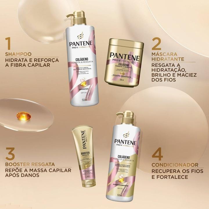 Condicionador Pantene Pro-v Miracles Colágeno - 3