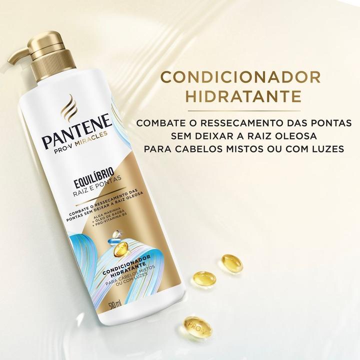 Condicionador Pantene PRO-V Miracles  Equilíbrio Limpa e Hidrata 510 ml - 1
