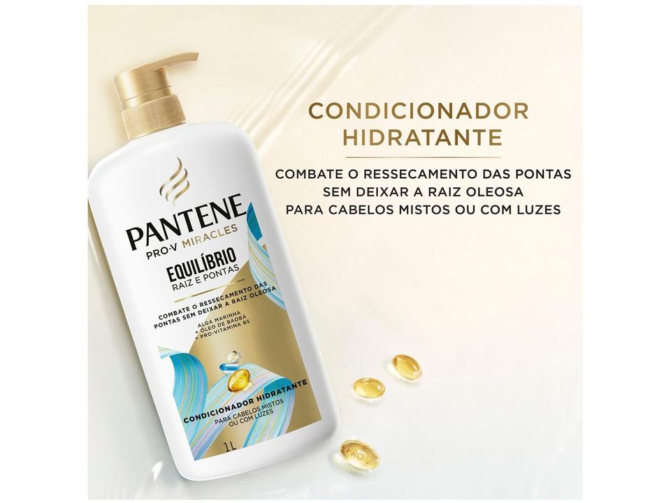 Condicionador Pantene Pro-V Miracles Equilíbrio Raiz e Pontas 1L - 1