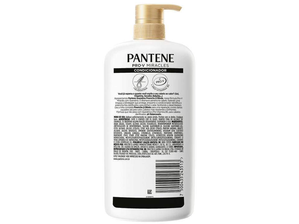 Condicionador Pantene Pro-V Miracles Queratina Preenche & Blinda 1L - 4