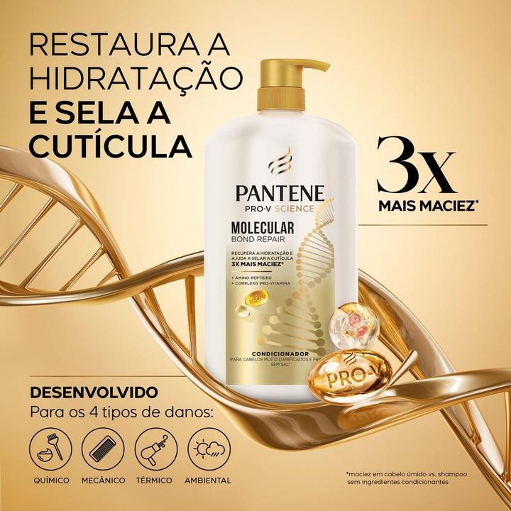 Condicionador Pantene Pro-V Science Molecular Bond Repair 1L - 1