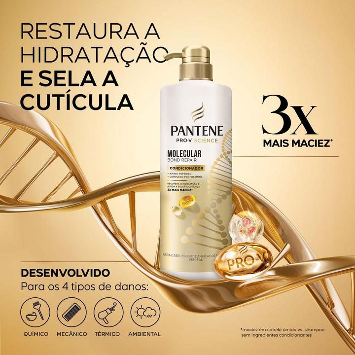 Condicionador Pantene Pro-V Science Molecular Bond Repair 510ml - 1