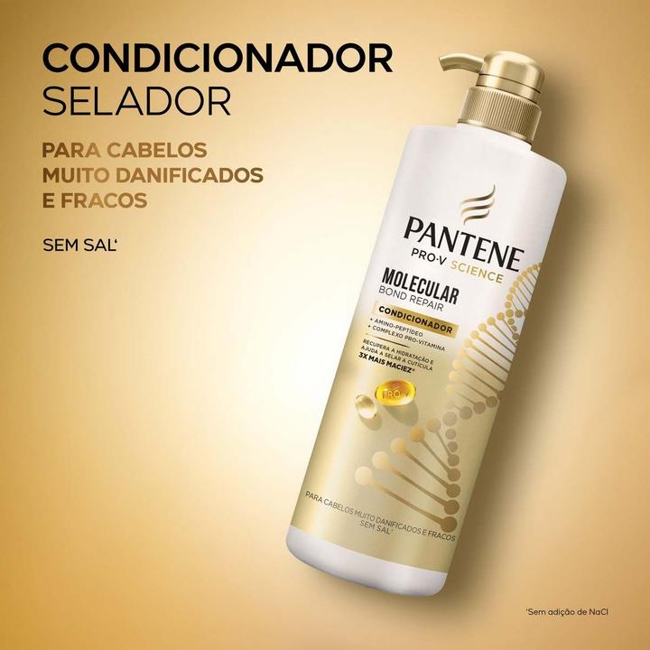 Condicionador Pantene Pro-V Science Molecular Bond Repair 510ml - 3