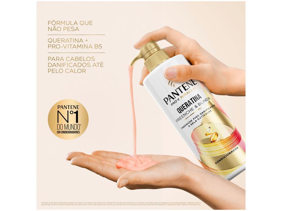 Condicionador Pantene Queratina Preenche & Blinda 510ml - 4