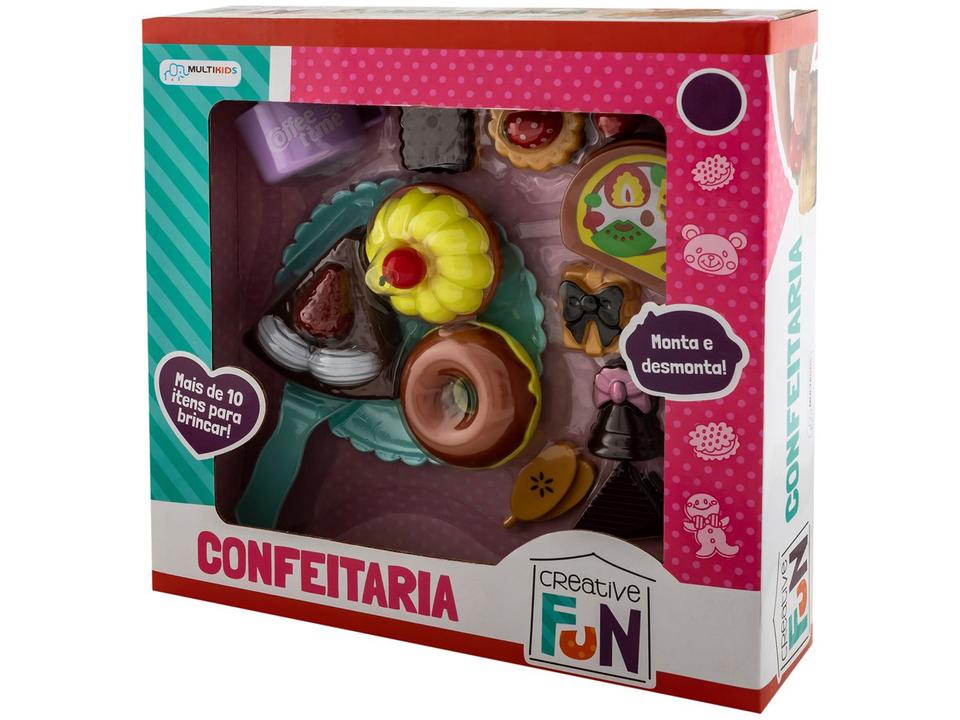 Confeitaria Infantil Creative Fun BR602 Multikids - 12 Peças - 5