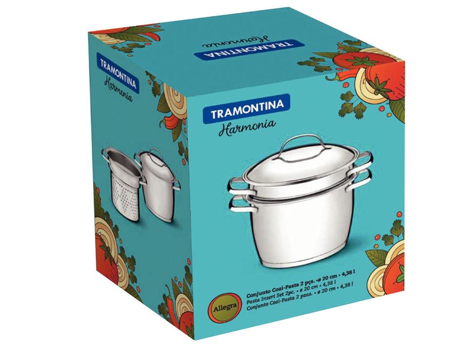 Conjunto Cozi-Pasta Inox 2 Peças - 3