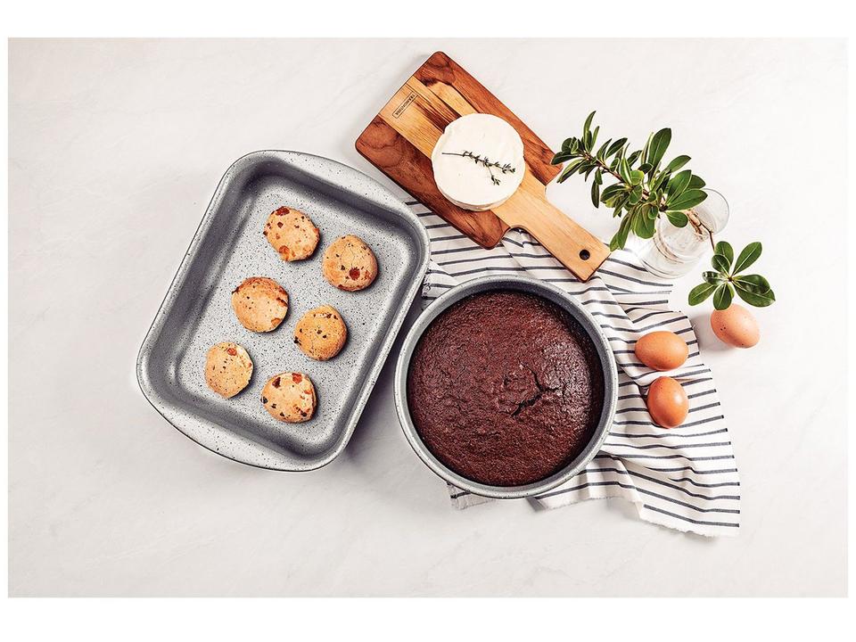 Conjunto de Assadeiras de Alumínio Antiaderente Tramontina Brasil 2 Peças - 1