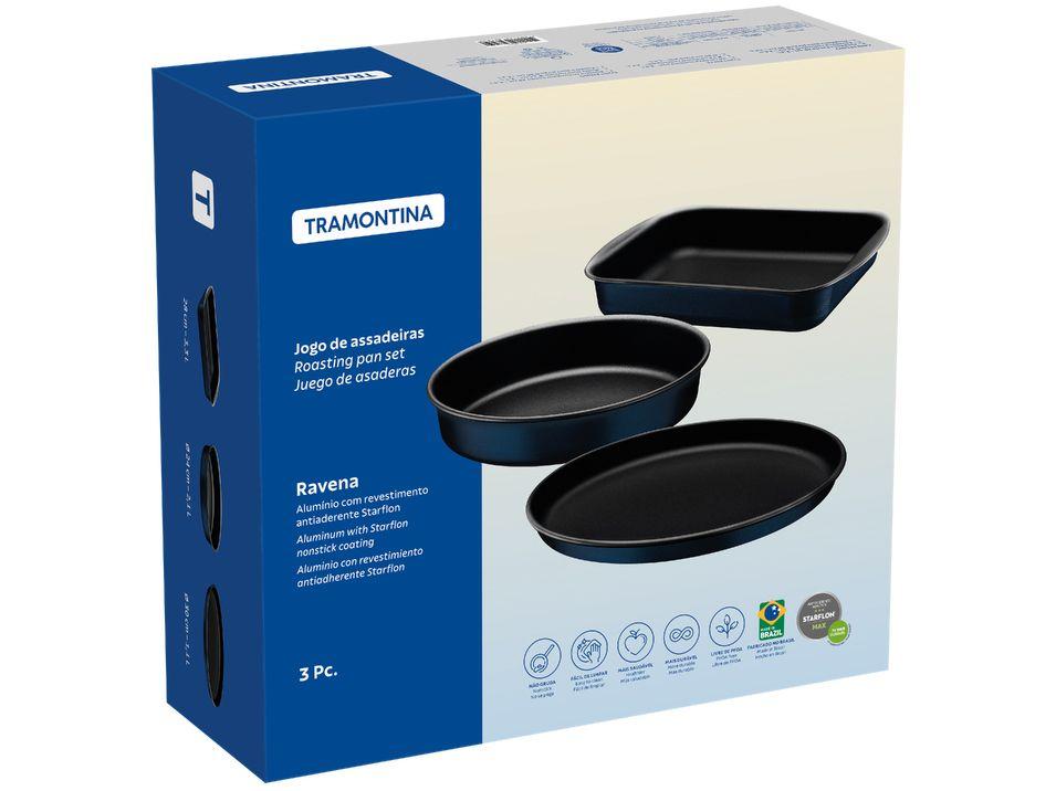 Conjunto de Assadeiras de Alumínio Antiaderente - 10