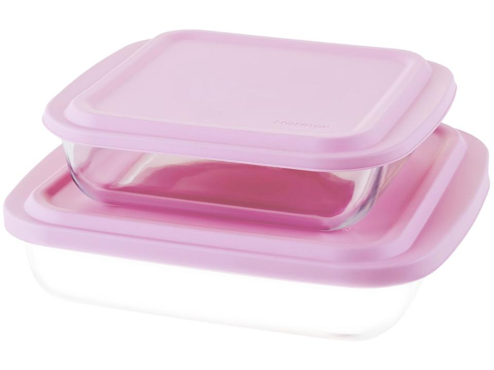 Conjunto de Assadeiras de Vidro Marinex - 4