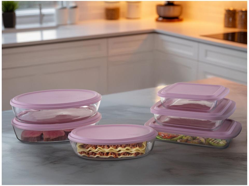 Conjunto de Assadeiras de Vidro Marinex - 2