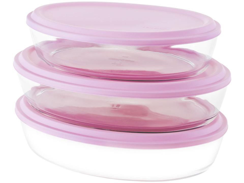 Conjunto de Assadeiras de Vidro Marinex - 3