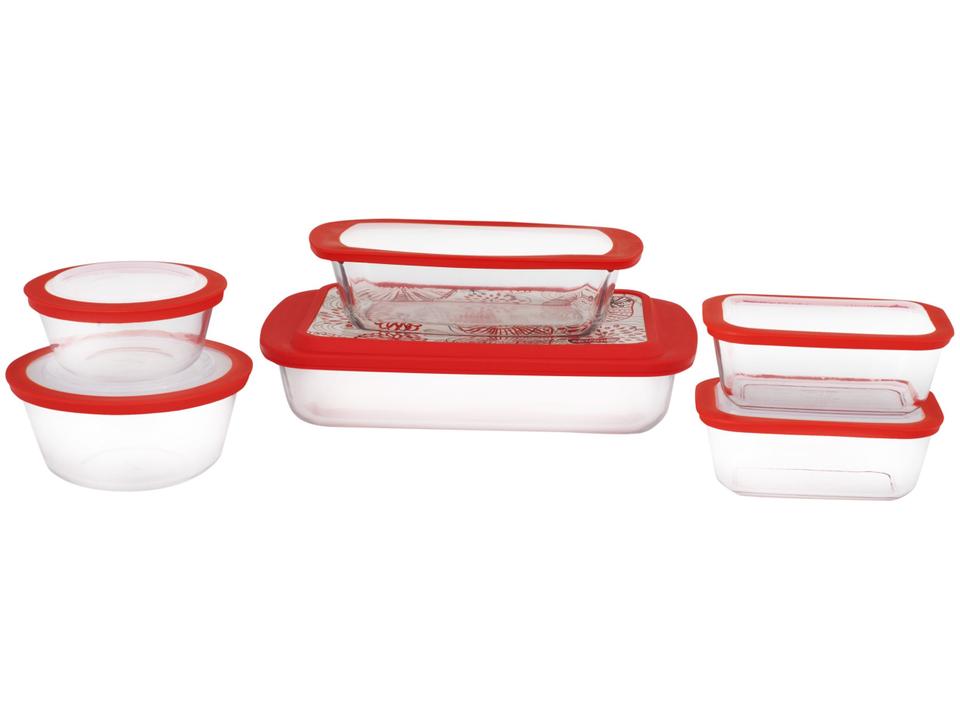 Conjunto de Assadeiras de Vidro Marinex Prática - 3