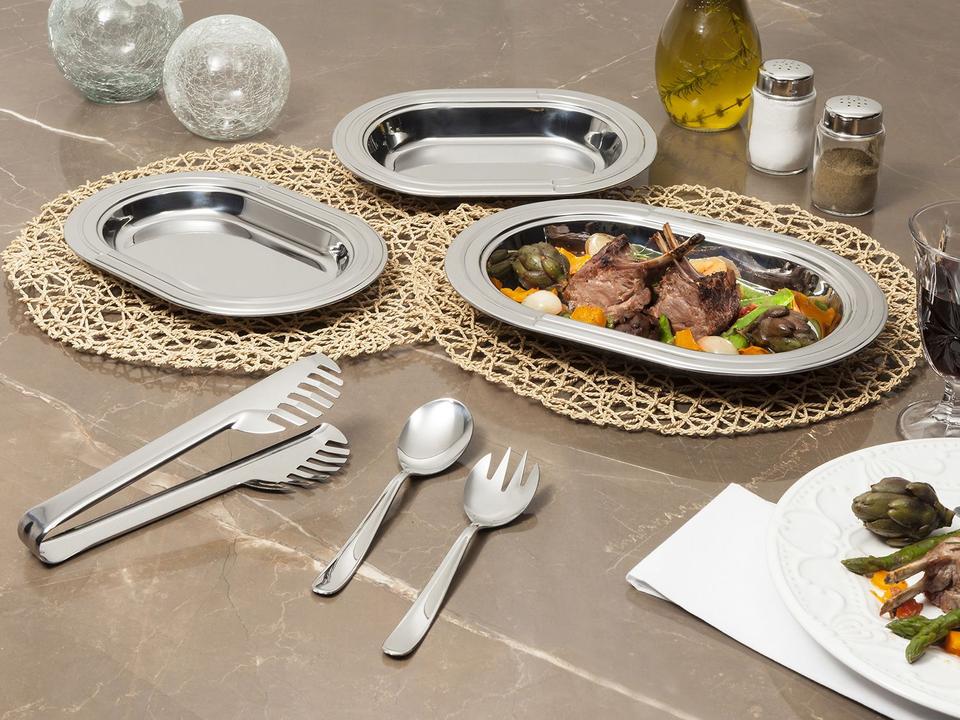 Conjunto de Baixelas Tramontina Inox 6 Peças - 1