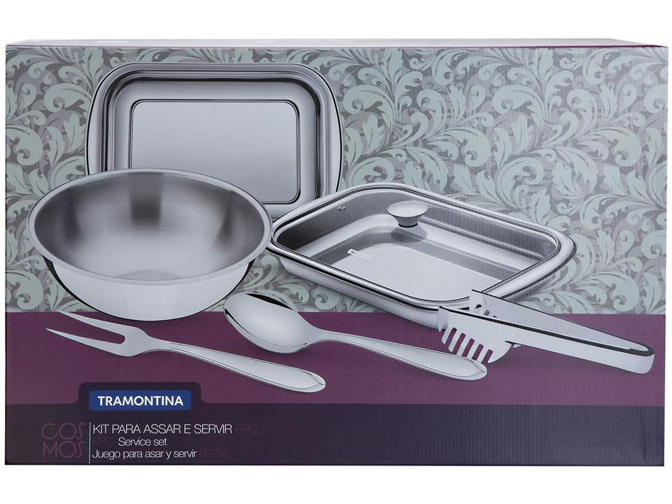 Conjunto de Baixelas Tramontina Inox 6 Peças - 12