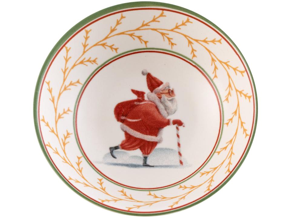 Conjunto de Bowls de Cerâmica Alleanza Natal Ho Ho Ho 300ml 6 Peças - 4