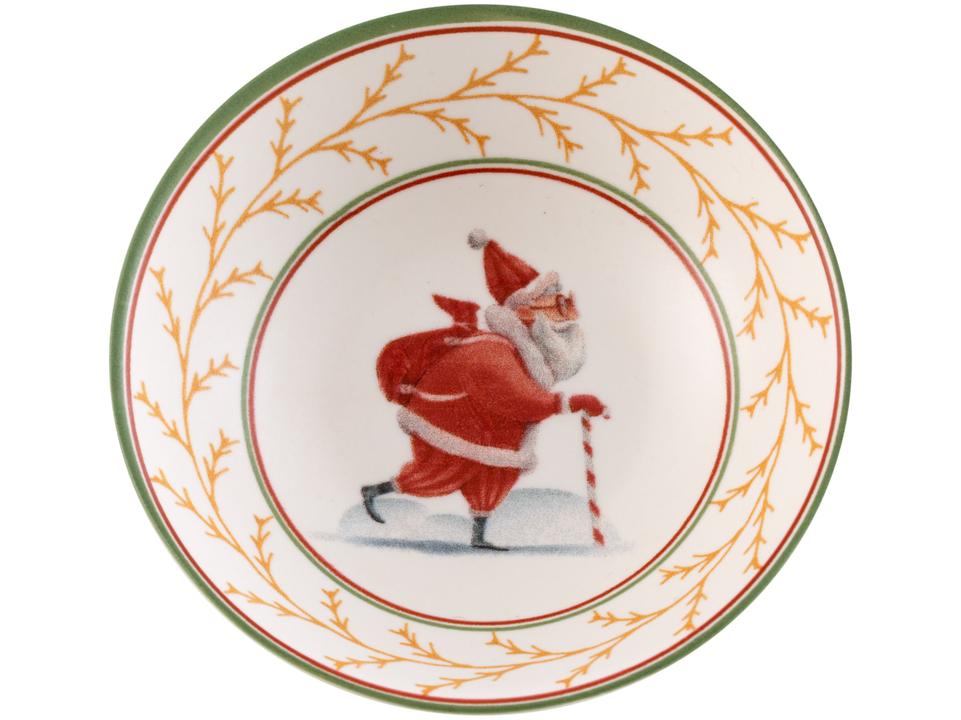 Conjunto de Bowls de Cerâmica Alleanza Natal Ho Ho Ho 300ml 6 Peças - 4