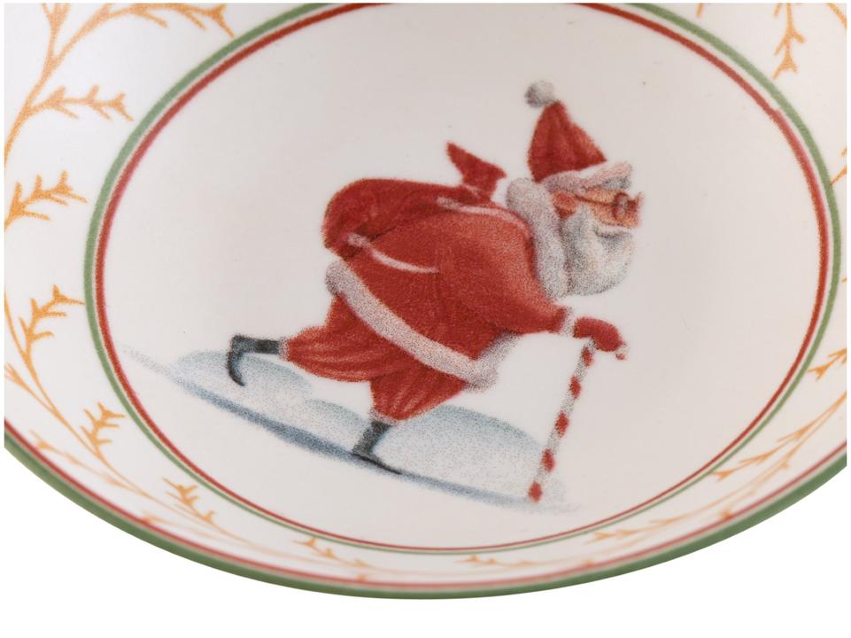 Conjunto de Bowls de Cerâmica Alleanza Natal Ho Ho Ho 300ml 6 Peças - 5